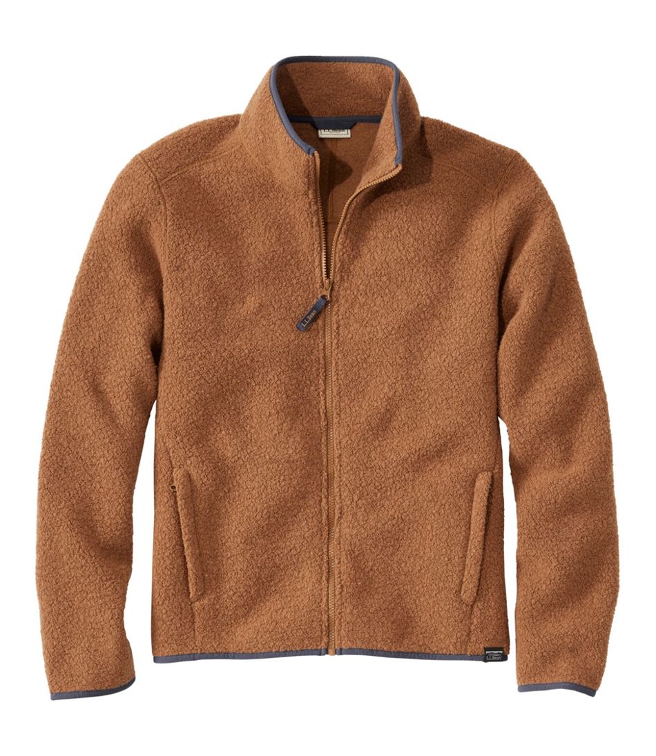 Men's All Season Wool Fleece Full-Zip Sweater