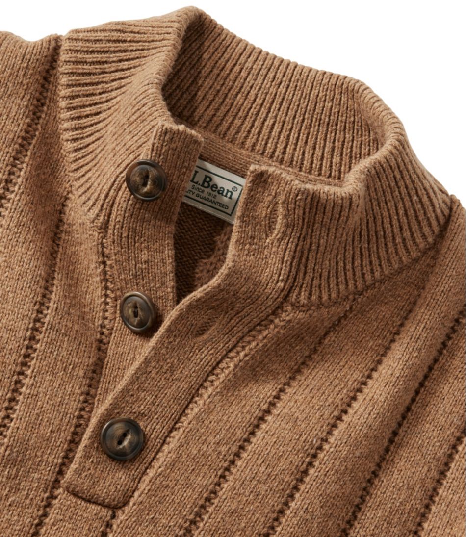 Mockneck Men's Riverton Wool/Cotton Sweater