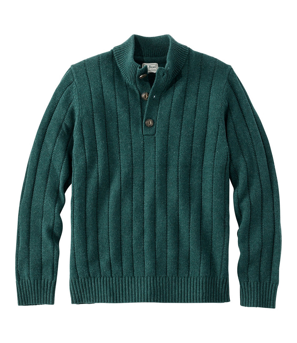 Men's Riverton Wool/Cotton Sweater Mockneck