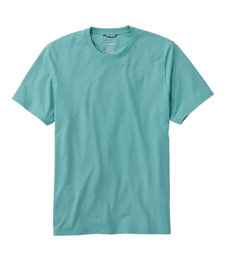 Short-Sleeve Without Pocket Men's Comfort Stretch Performance® Pima Tee