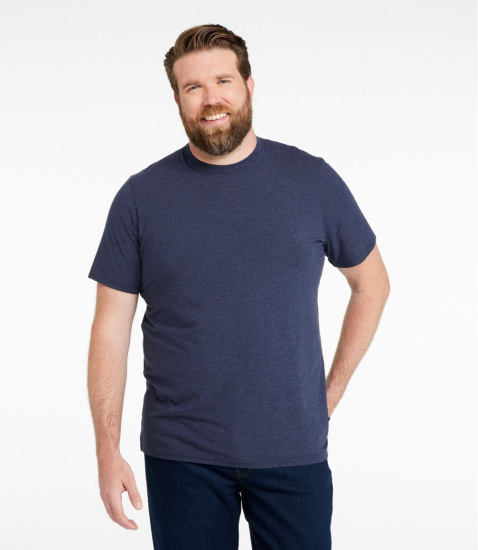 Short-Sleeve Without Pocket Men's Comfort Stretch Performance® Pima Tee