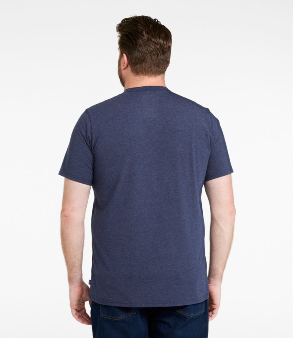 Short-Sleeve Without Pocket Men's Comfort Stretch Performance® Pima Tee