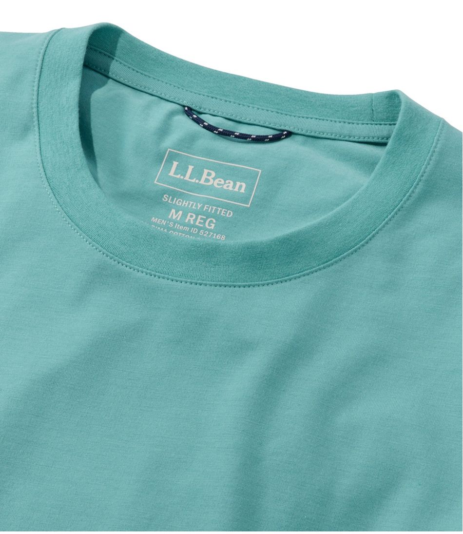 Short-Sleeve Without Pocket Men's Comfort Stretch Performance® Pima Tee