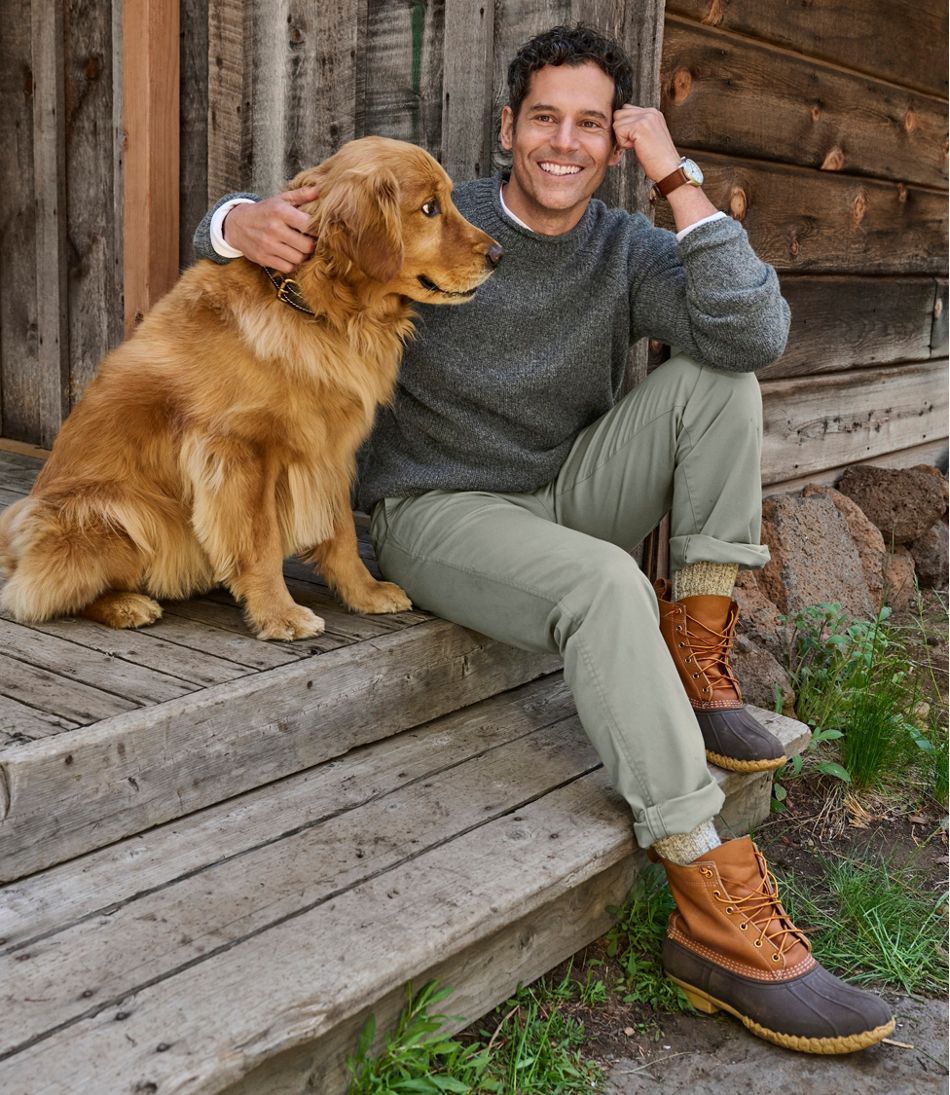 Rollneck Men's Bean's Classic Ragg Wool Sweater