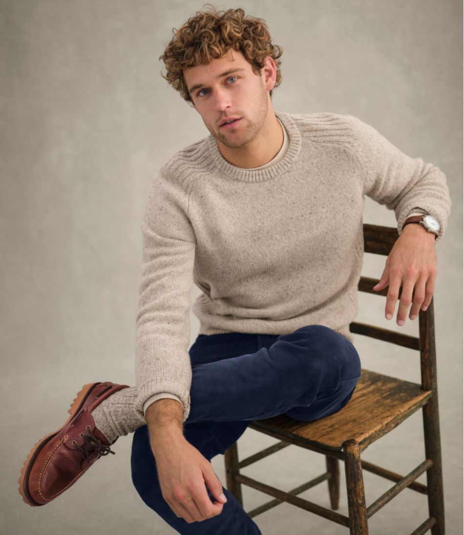 Men's All Seasons Wool Crewneck Sweater