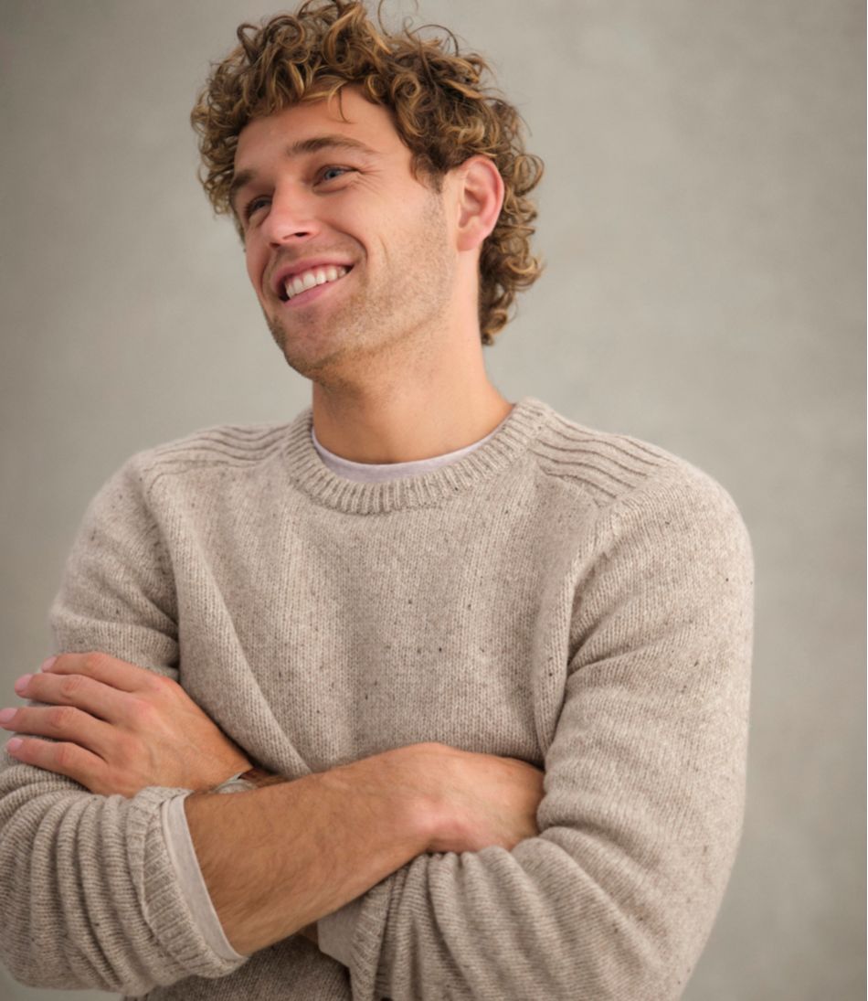 Men's All Seasons Wool Crewneck Sweater