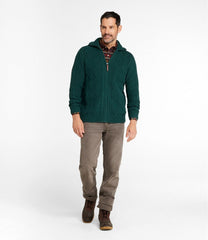 Full-Zip Men's Signature Cotton Fisherman Sweater