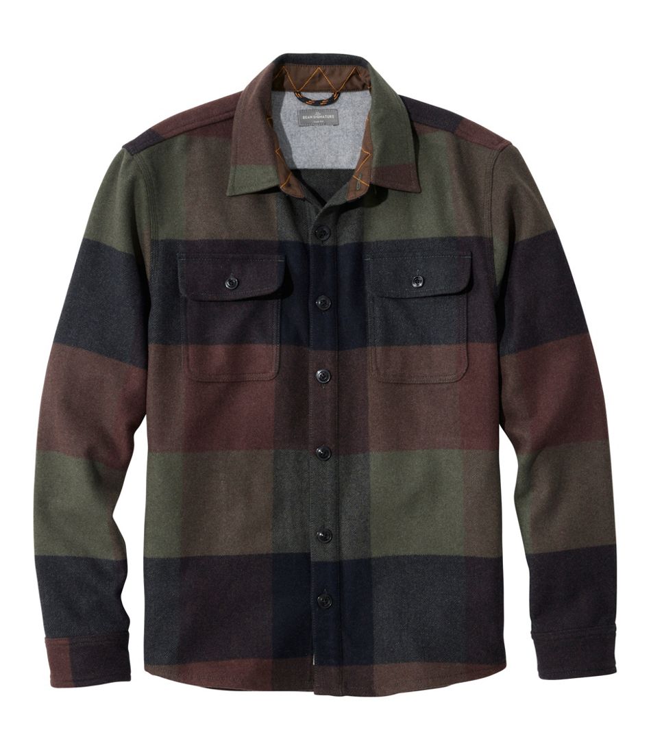 Men's Signature Wool Workshirt Plaid