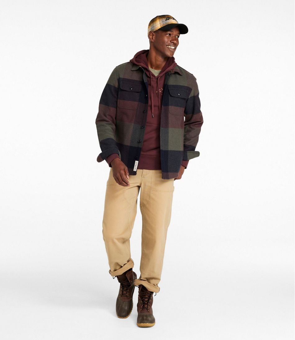 Men's Signature Wool Workshirt Plaid