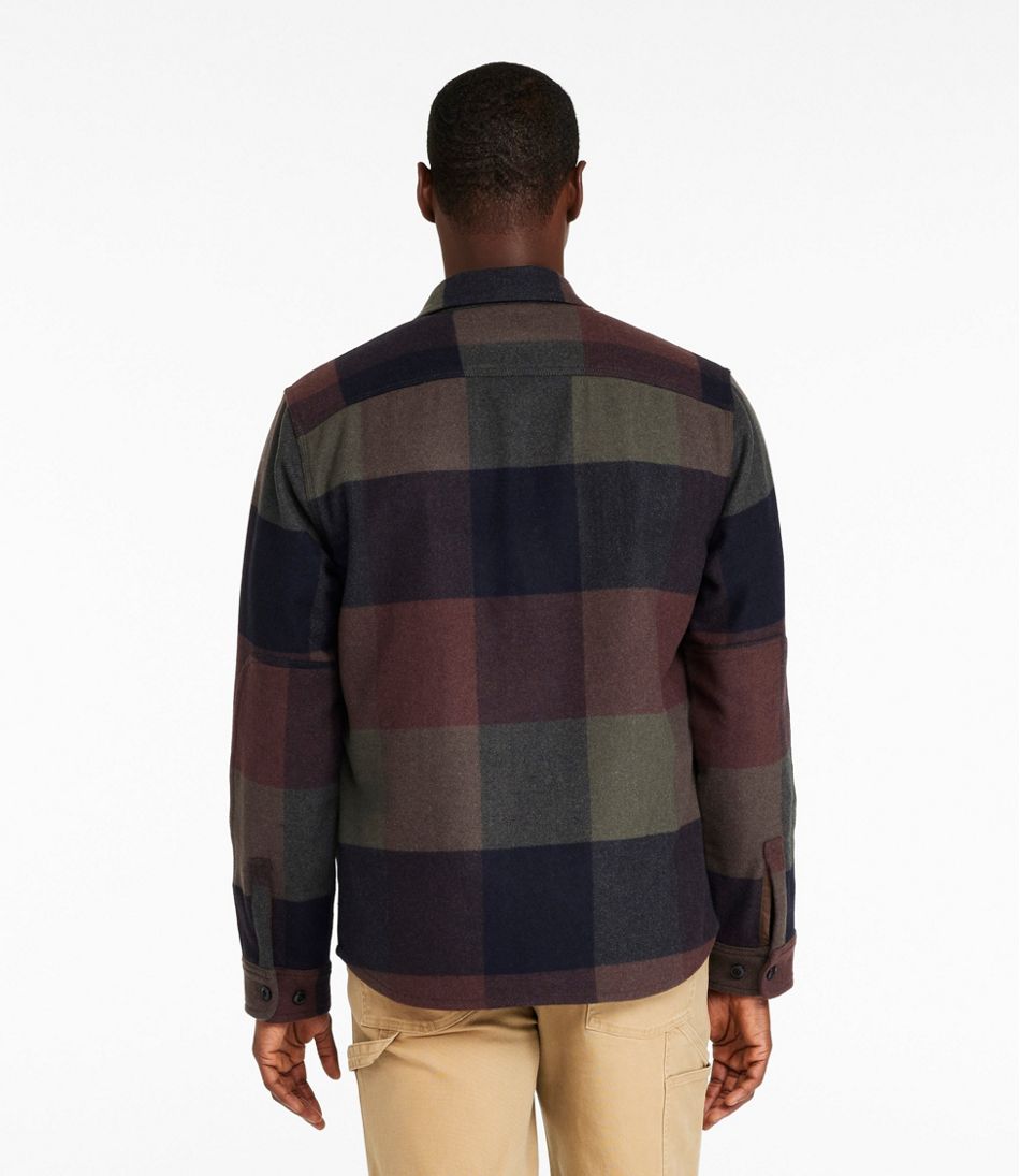 Men's Signature Wool Workshirt Plaid