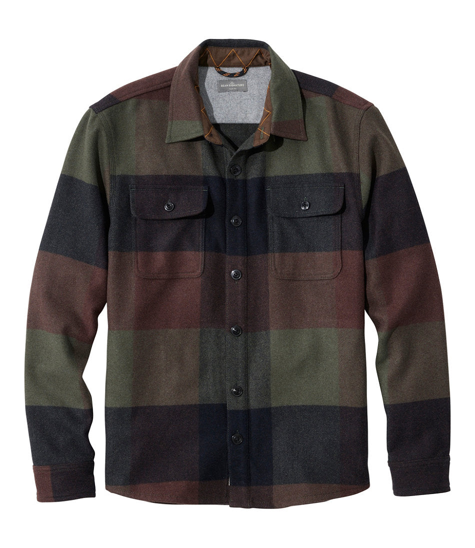 Men's Signature Wool Workshirt Plaid