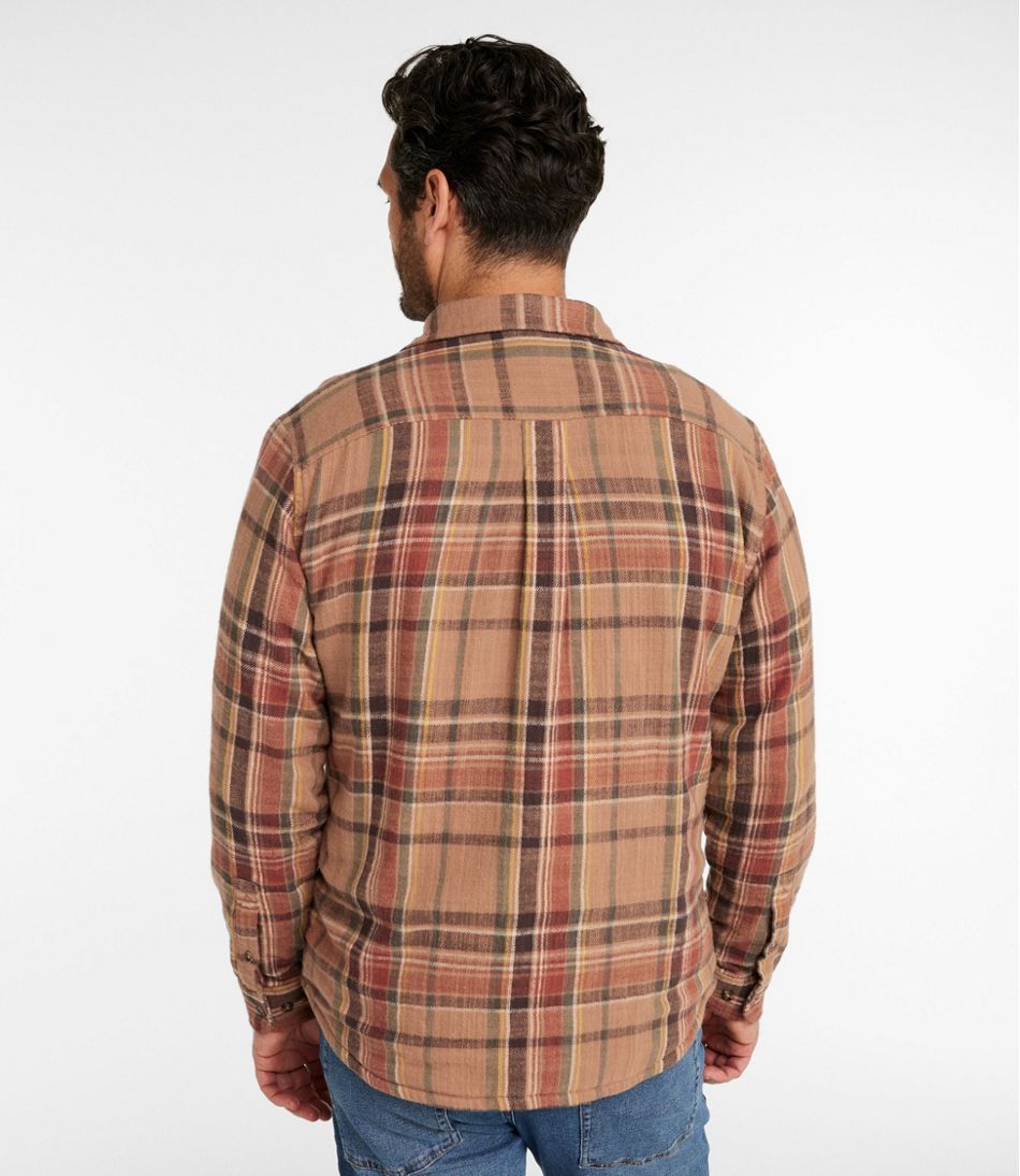 Men's 1912 Field Flannel Shirt Lined Plaid Slightly Fitted Untucked Fit