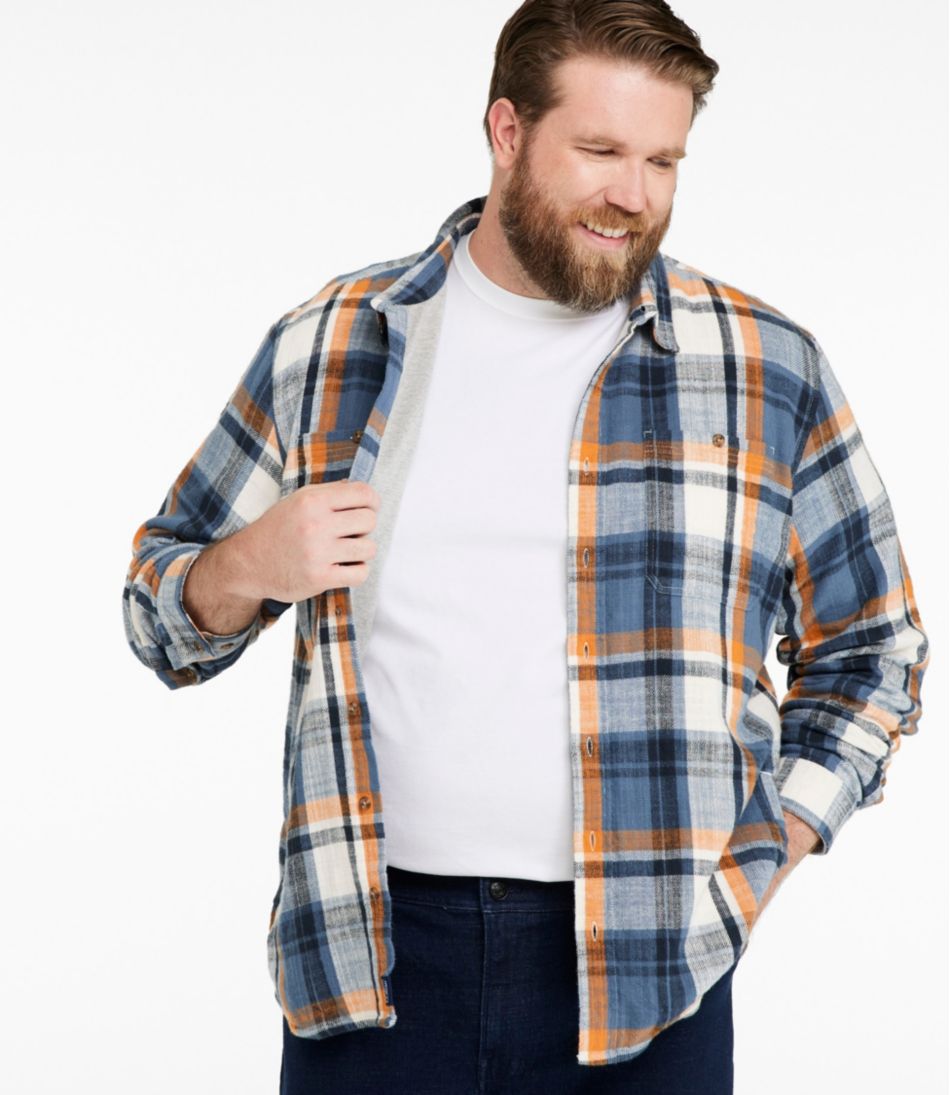 Men's 1912 Field Flannel Shirt Lined Plaid Slightly Fitted Untucked Fit