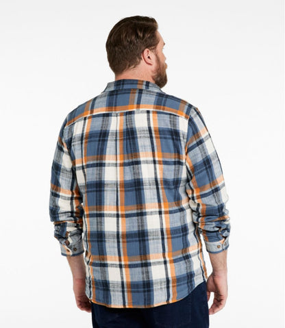 Men's 1912 Field Flannel Shirt, Lined, Slightly Fitted Untucked Fit, Plaid