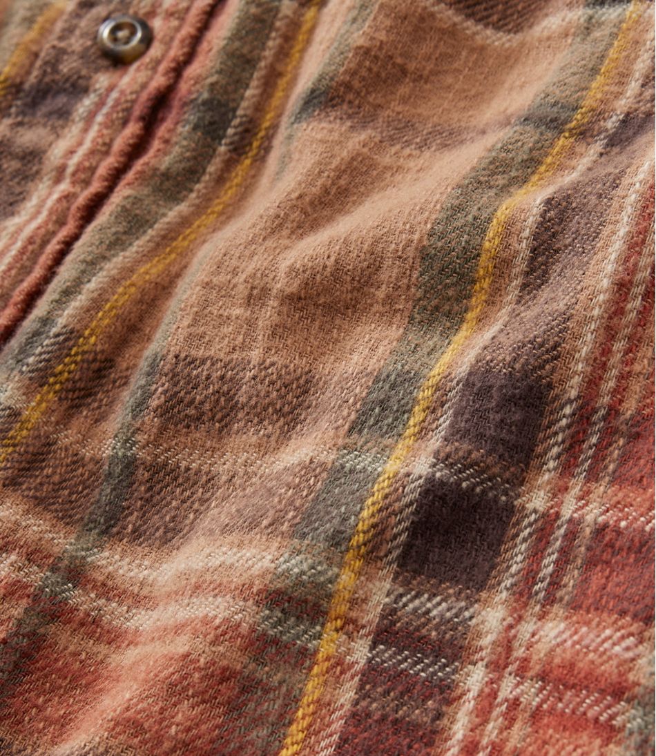 Men's 1912 Field Flannel Shirt Lined Plaid Slightly Fitted Untucked Fit