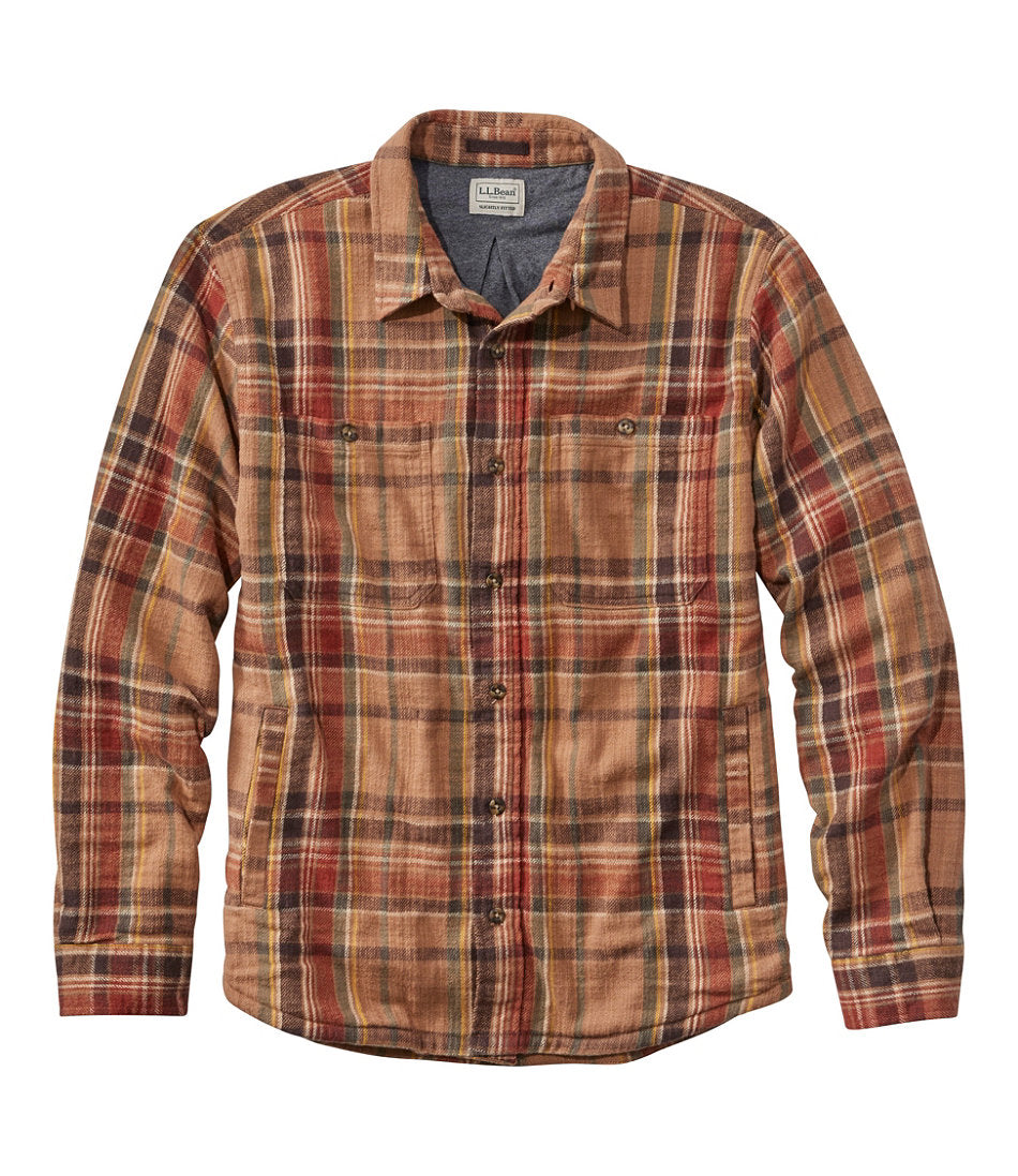 Lined Plaid Slightly Fitted Untucked Fit Men's 1912 Field Flannel Shirt