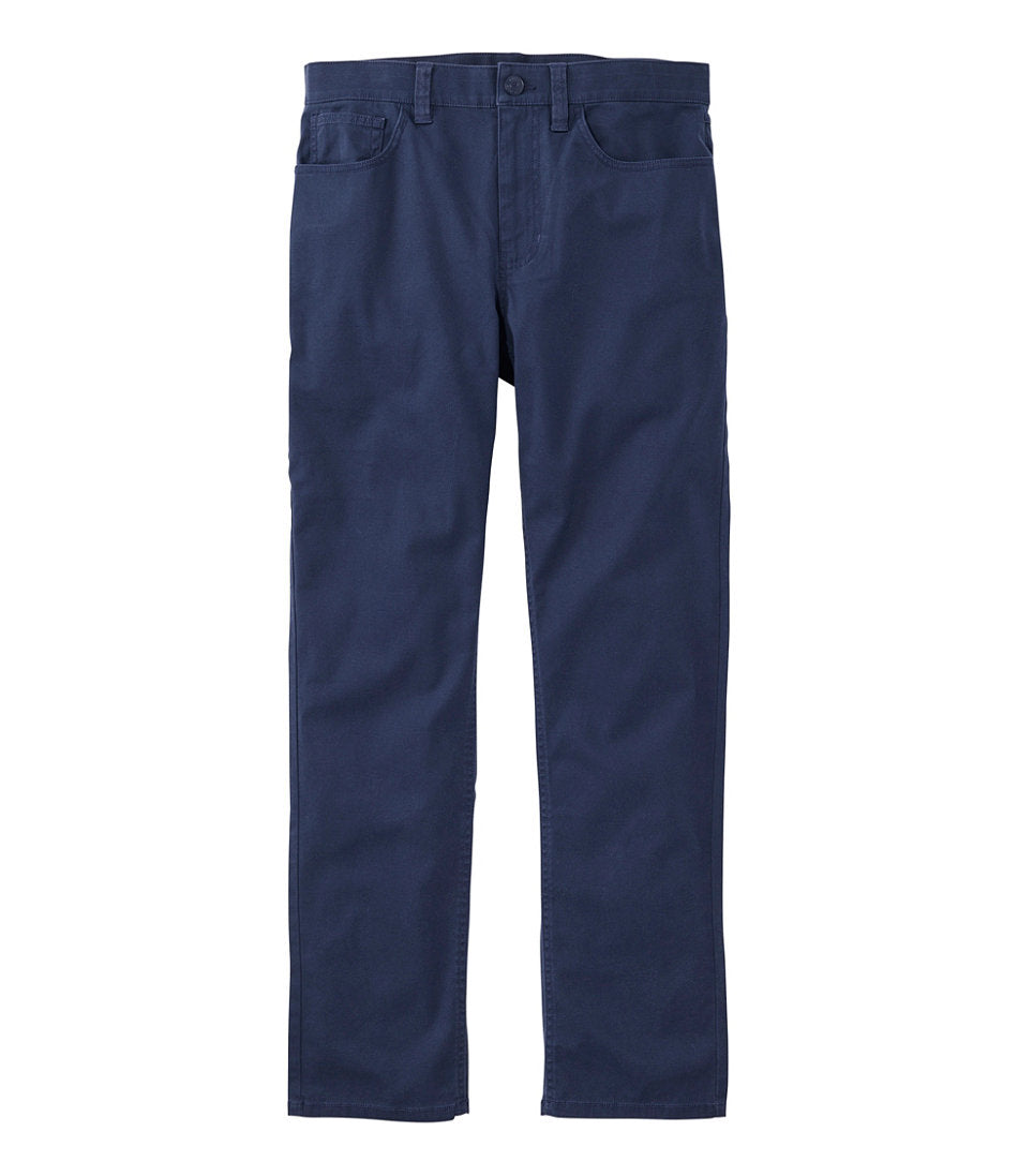 Standard Fit Straight Leg Men's BeanFlex® Performance Canvas Pants Five-Pocket