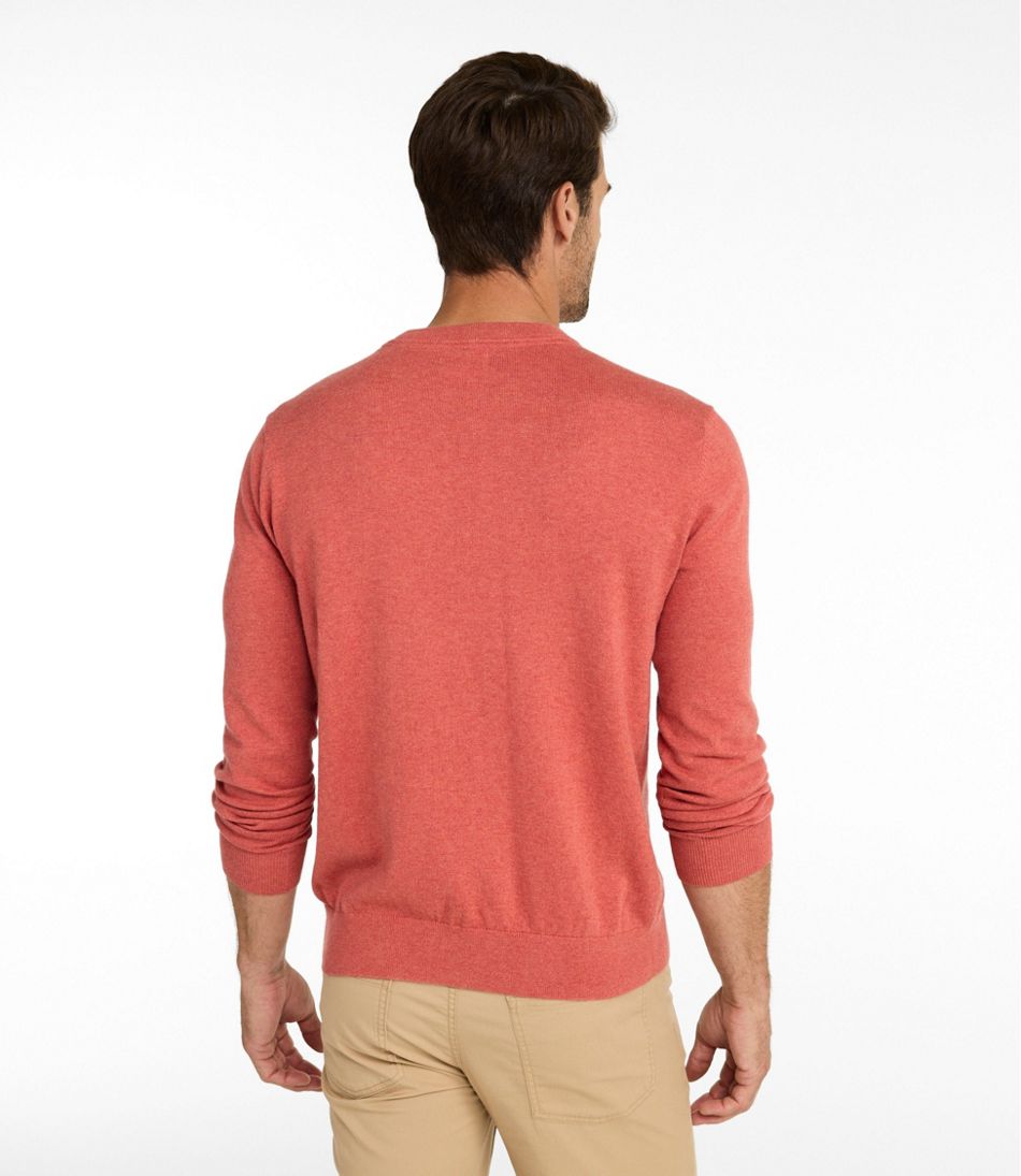 Men's All Seasons Cotton Blend Sweater, Crewneck