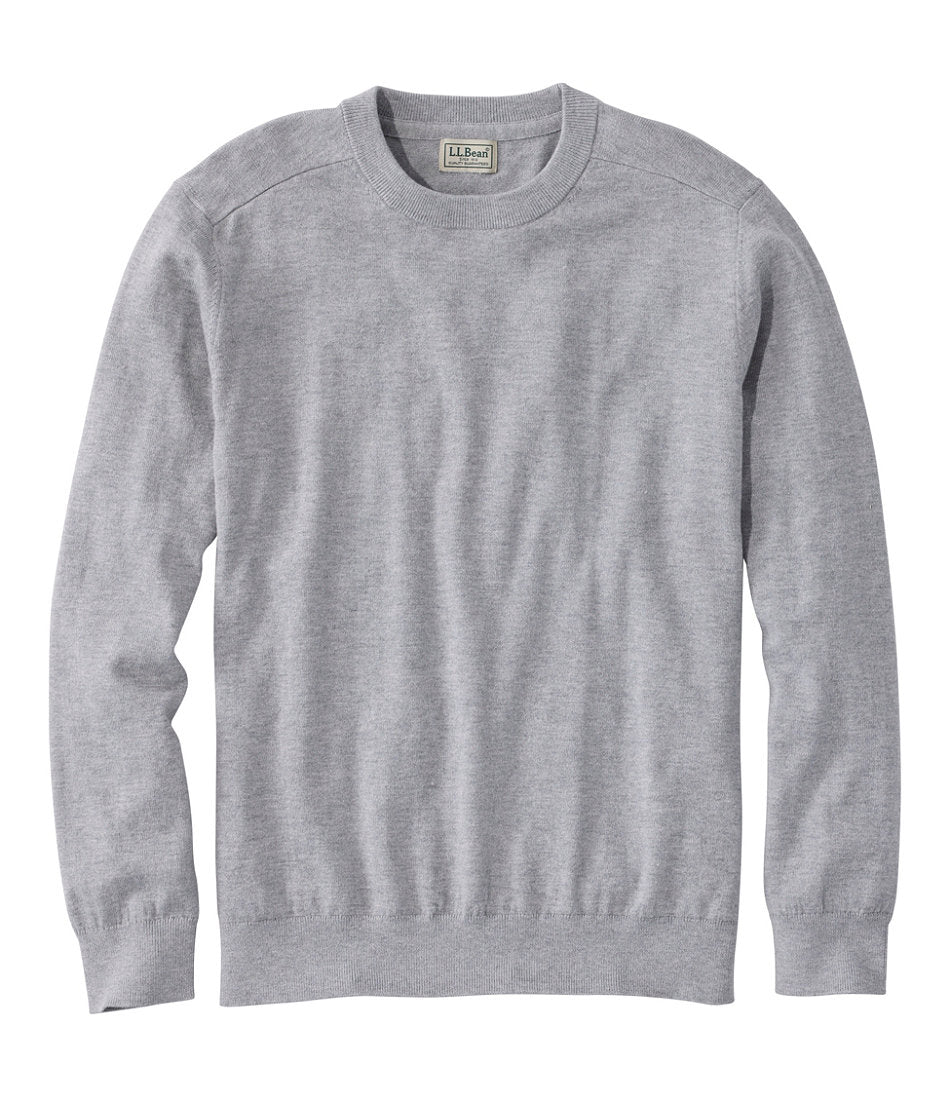 Men's All Seasons Cotton Blend Sweater Crewneck