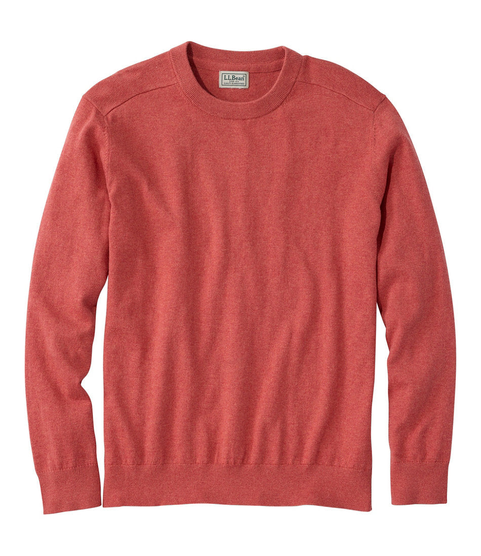 Men's All Seasons Cotton Blend Sweater Crewneck
