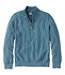 Herringbone 1/4 Zip Men's Sunwashed Textured Cotton Sweater