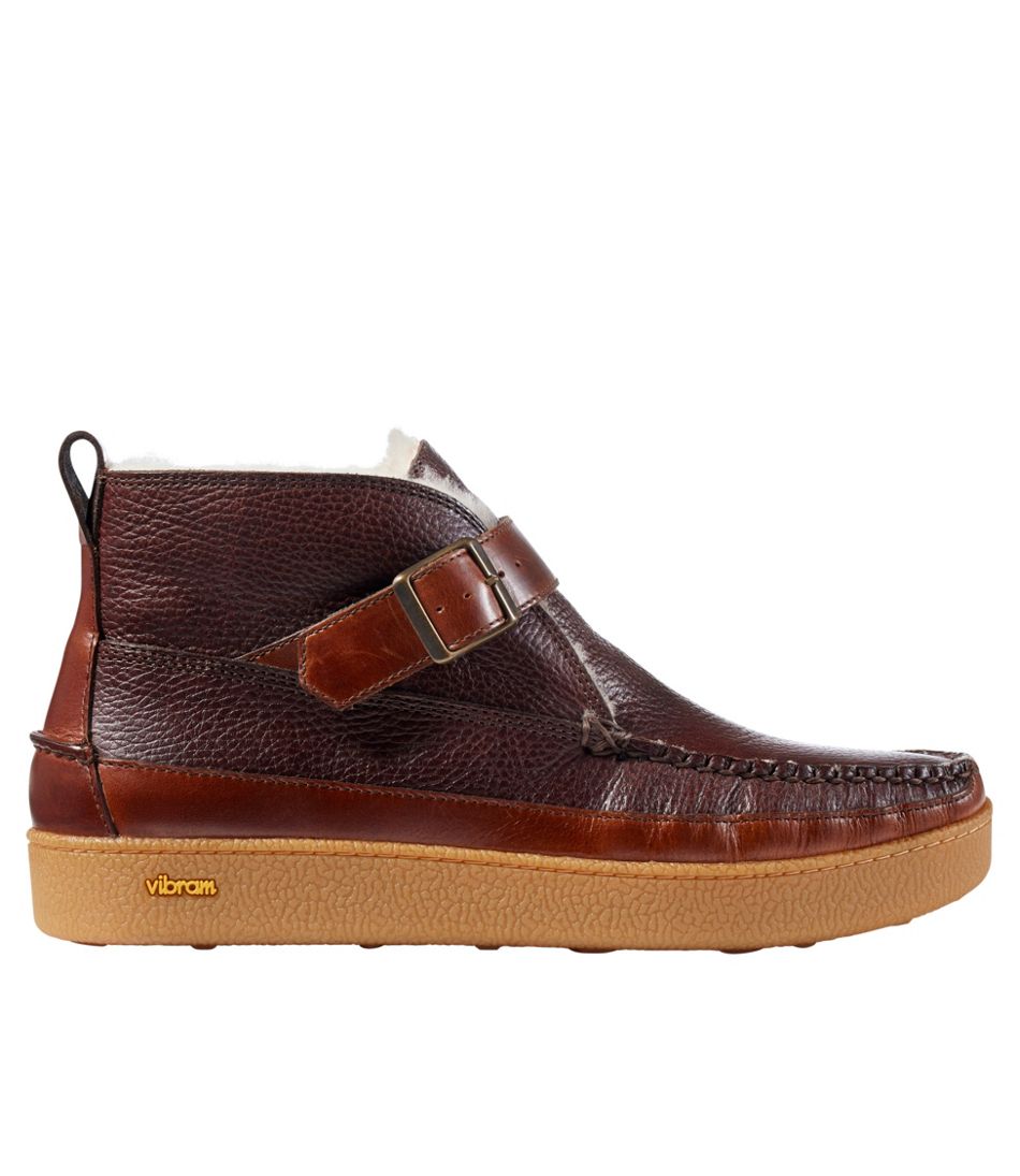 Men's Lodge Moc Vibram® Buckle Boots Shearling