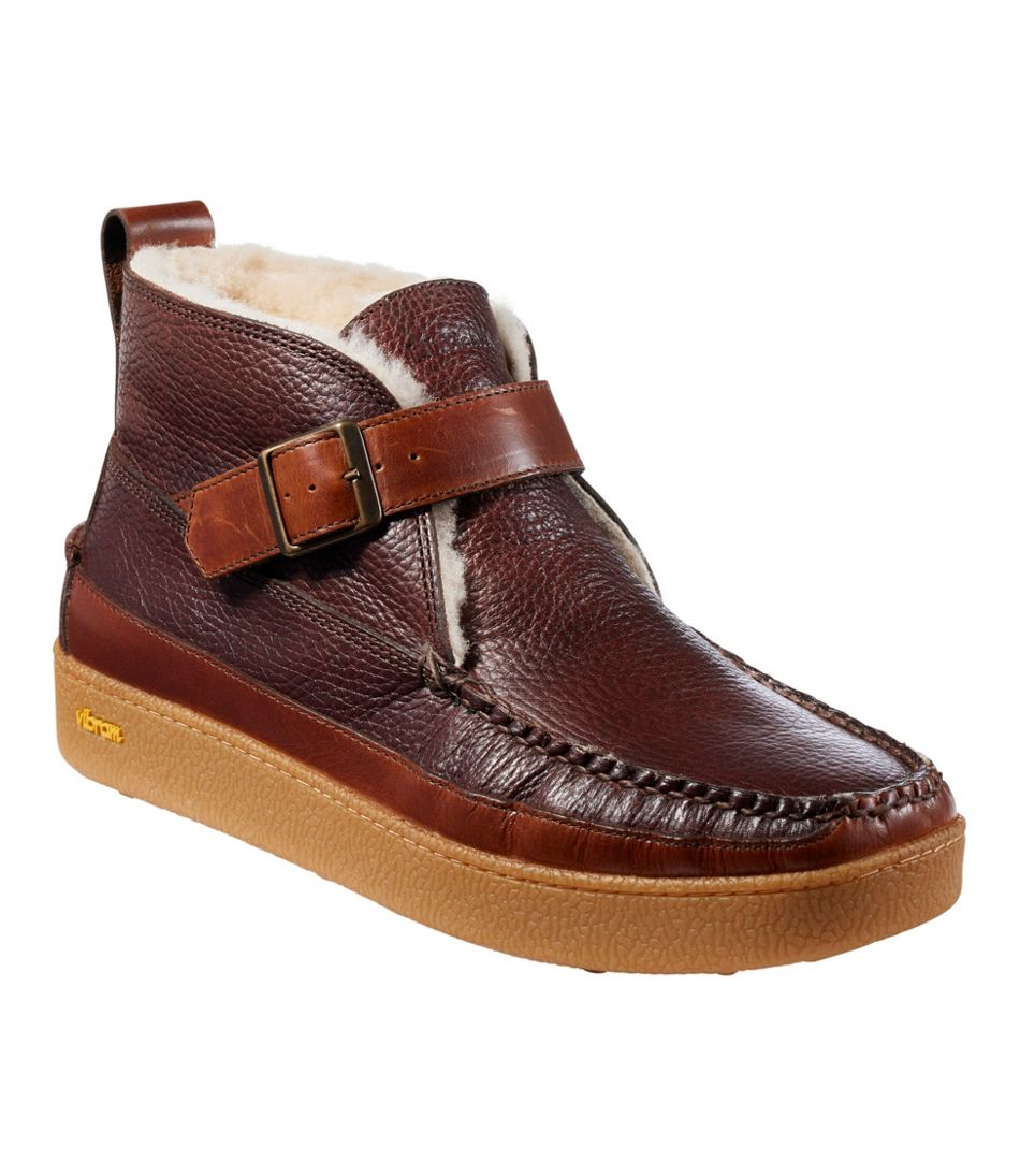 Men's Lodge Moc Vibram® Buckle Boots Shearling