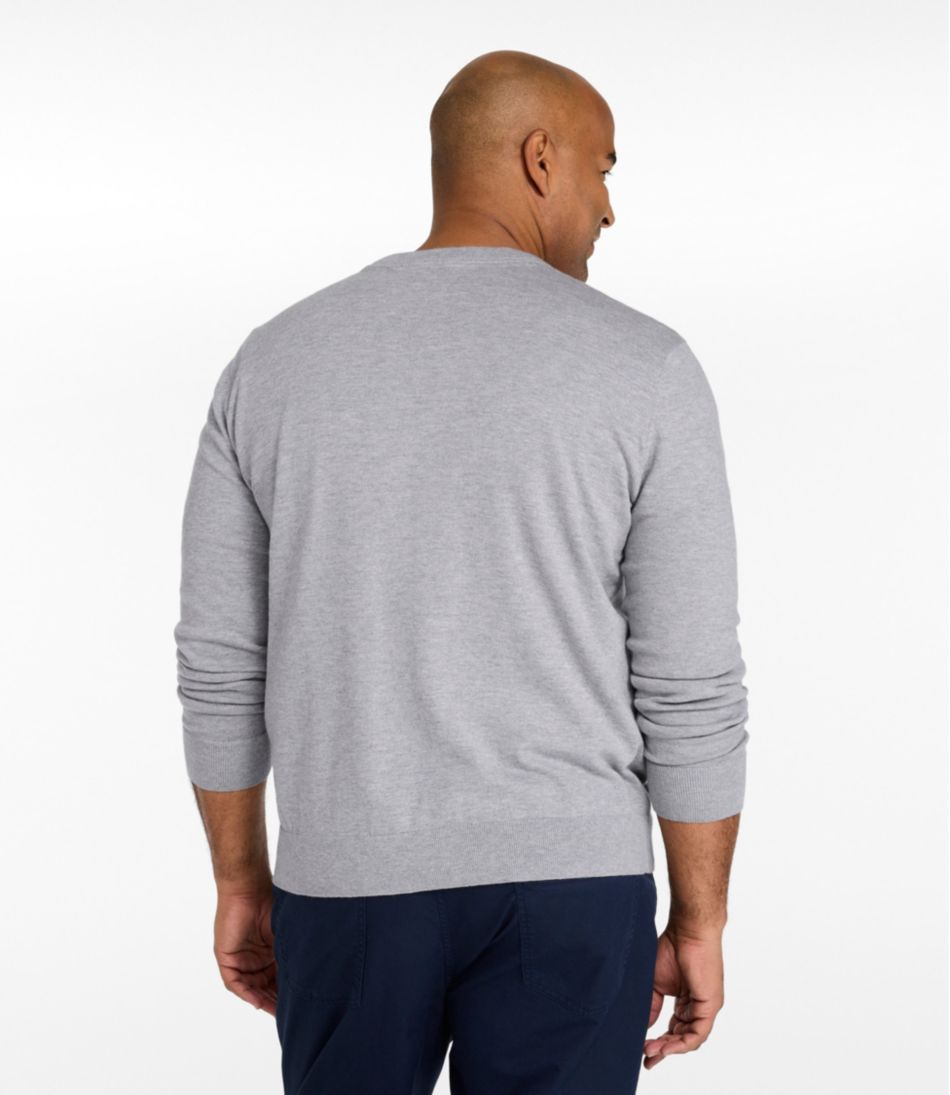 Men's All Seasons Cotton Blend Sweater V-Neck