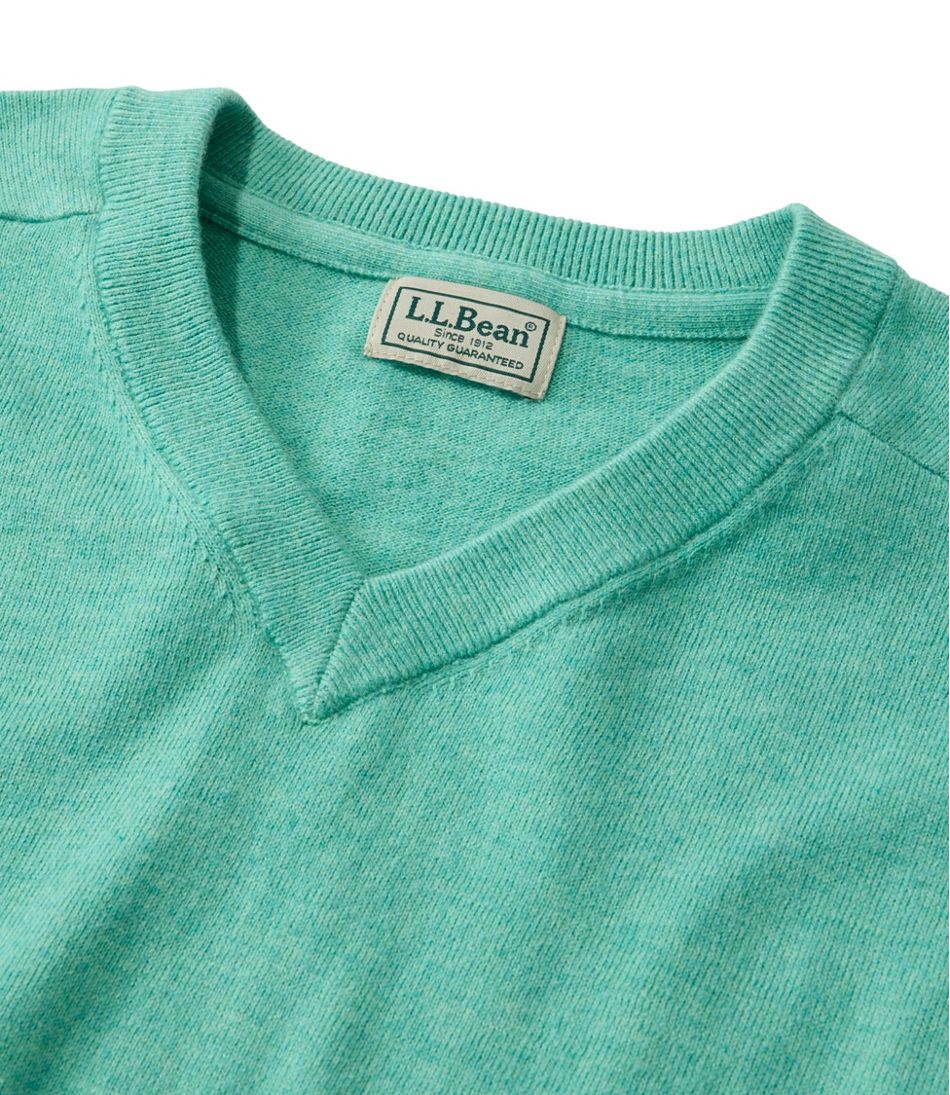 Men's All Seasons Cotton Blend Sweater V-Neck