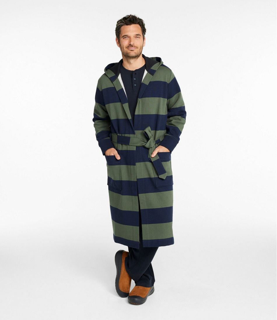 Stripe Men's Mariner Sweatshirt Robe