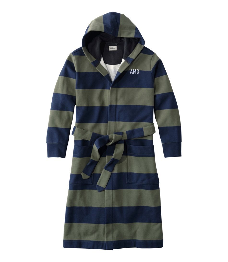Stripe Men's Mariner Sweatshirt Robe