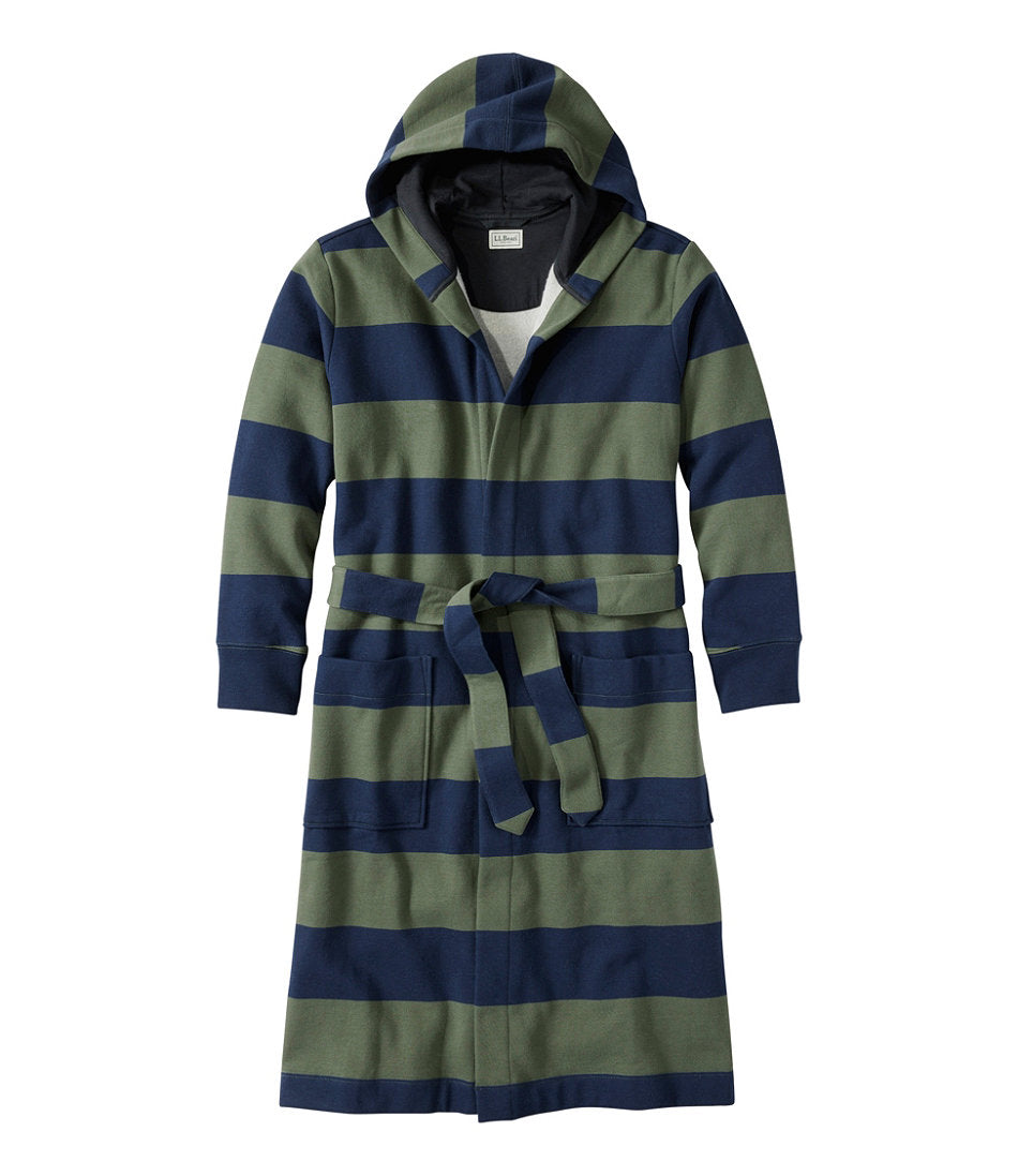 Men's Mariner Sweatshirt Robe Stripe