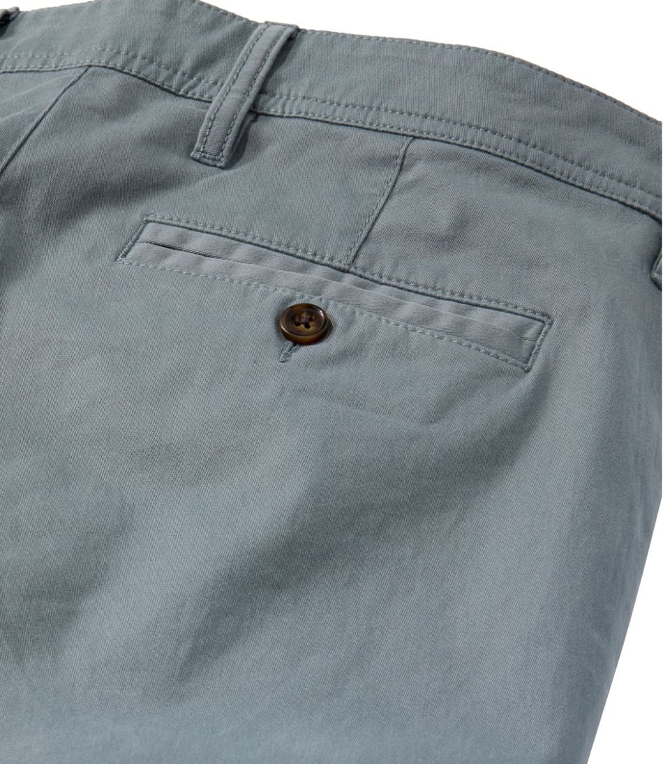 Straight Leg Men's Sunwashed Khaki Pants Standard Fit