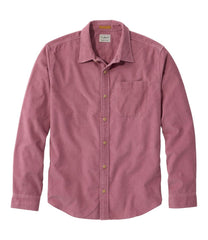 Slightly Fitted Untucked Fit Men's Sunwashed Corduroy Shirt