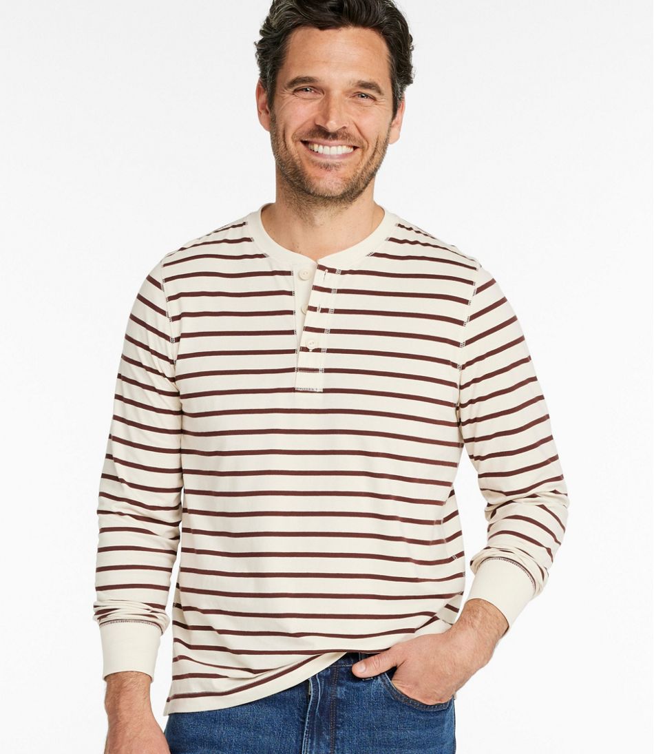 Long-Sleeve Stripe Men's Signature Northwoods Henley