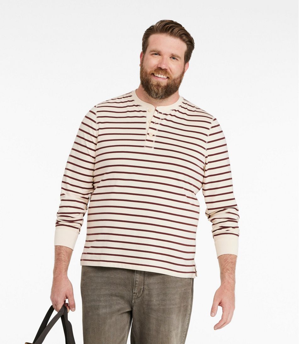 Long-Sleeve Stripe Men's Signature Northwoods Henley