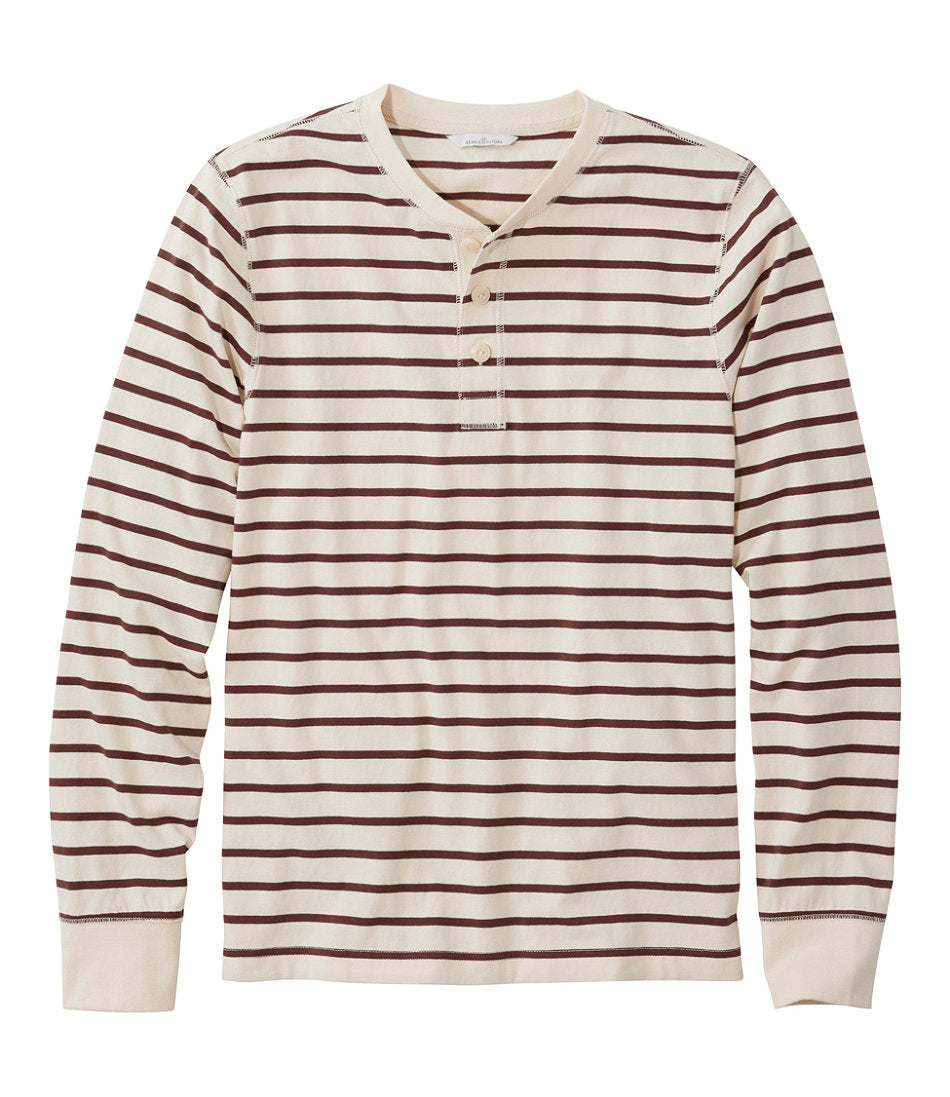 Stripe Men's Signature Northwoods Henley Long-Sleeve