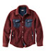 Men's Signature Mixed Media Fleece Shirt Jacket