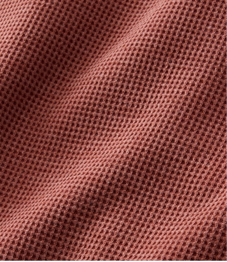 Long-Sleeve Men's Mountainside Micro Waffle Polo