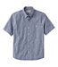 Short-Sleeve Slightly Fitted Untucked Fit Men's Comfort Stretch Performance® Chambray Shirt