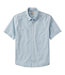 Short-Sleeve Slightly Fitted Untucked Fit Men's Comfort Stretch Performance® Chambray Shirt