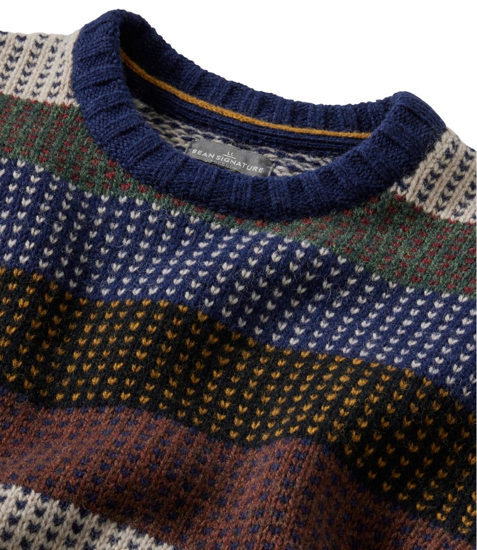 Stripe Crewneck Men's Signature 1980 Matinicus Rock Sweater