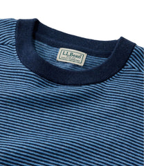 Stripe Crewneck Men's All Seasons Cotton Blend Sweater