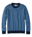 Stripe Crewneck Men's All Seasons Cotton Blend Sweater