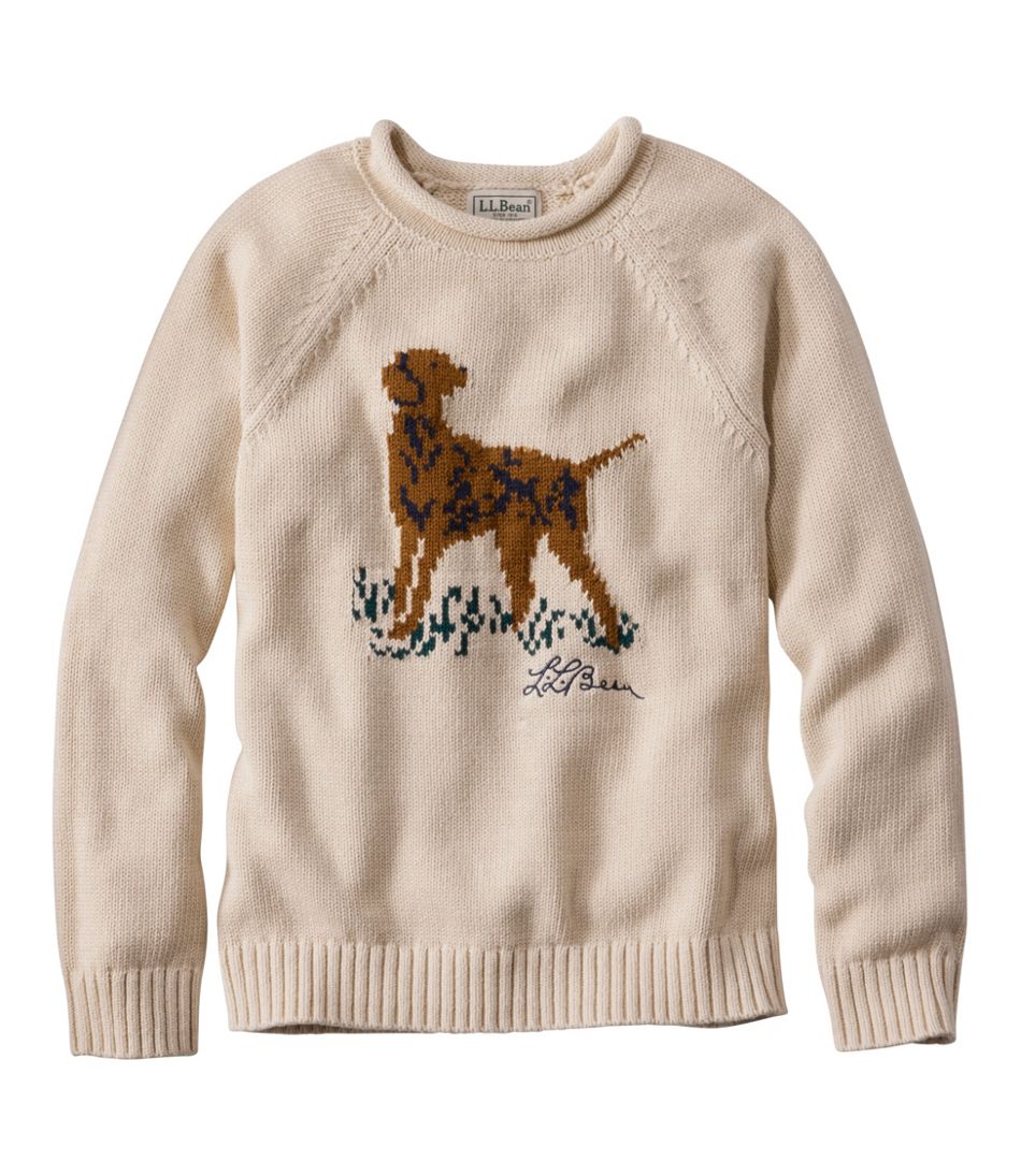 Kids' Cotton Rollneck Sweater