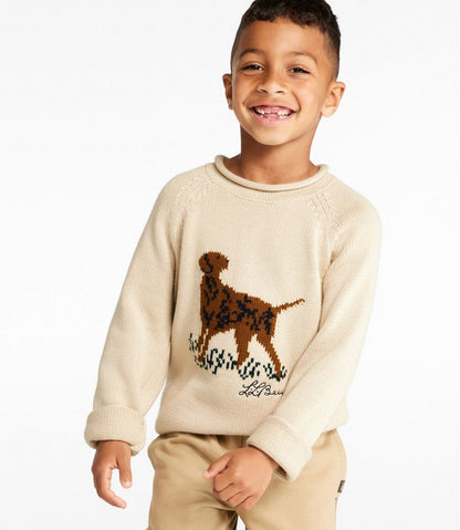 Kids' Cotton Rollneck Sweater