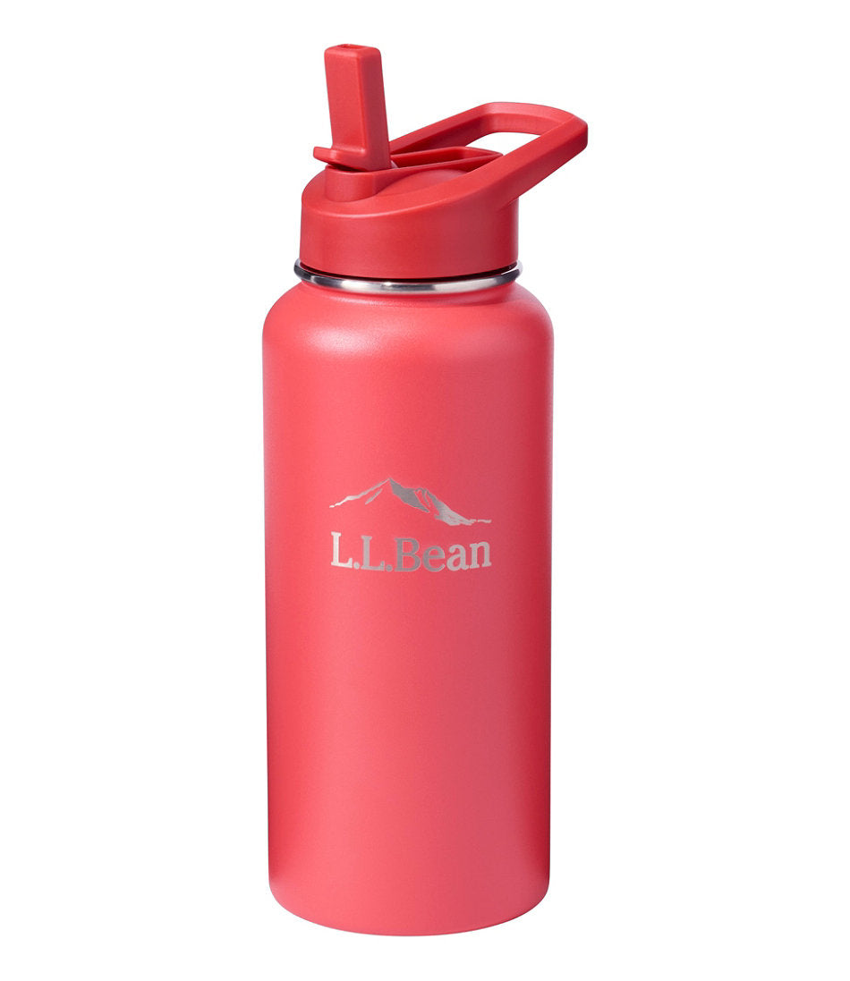 32 oz. Bean Canteen Insulated Straw Water Bottle