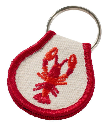 Embroidered Patch Charm, Lobster