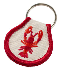 Lobster Embroidered Patch Charm