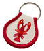 Lobster Embroidered Patch Charm